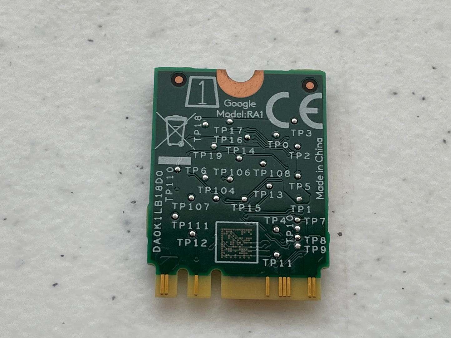 GOOGLE G650-04527-01 Coral Mini PCIe M.2 Accelerator A/E Key TPU