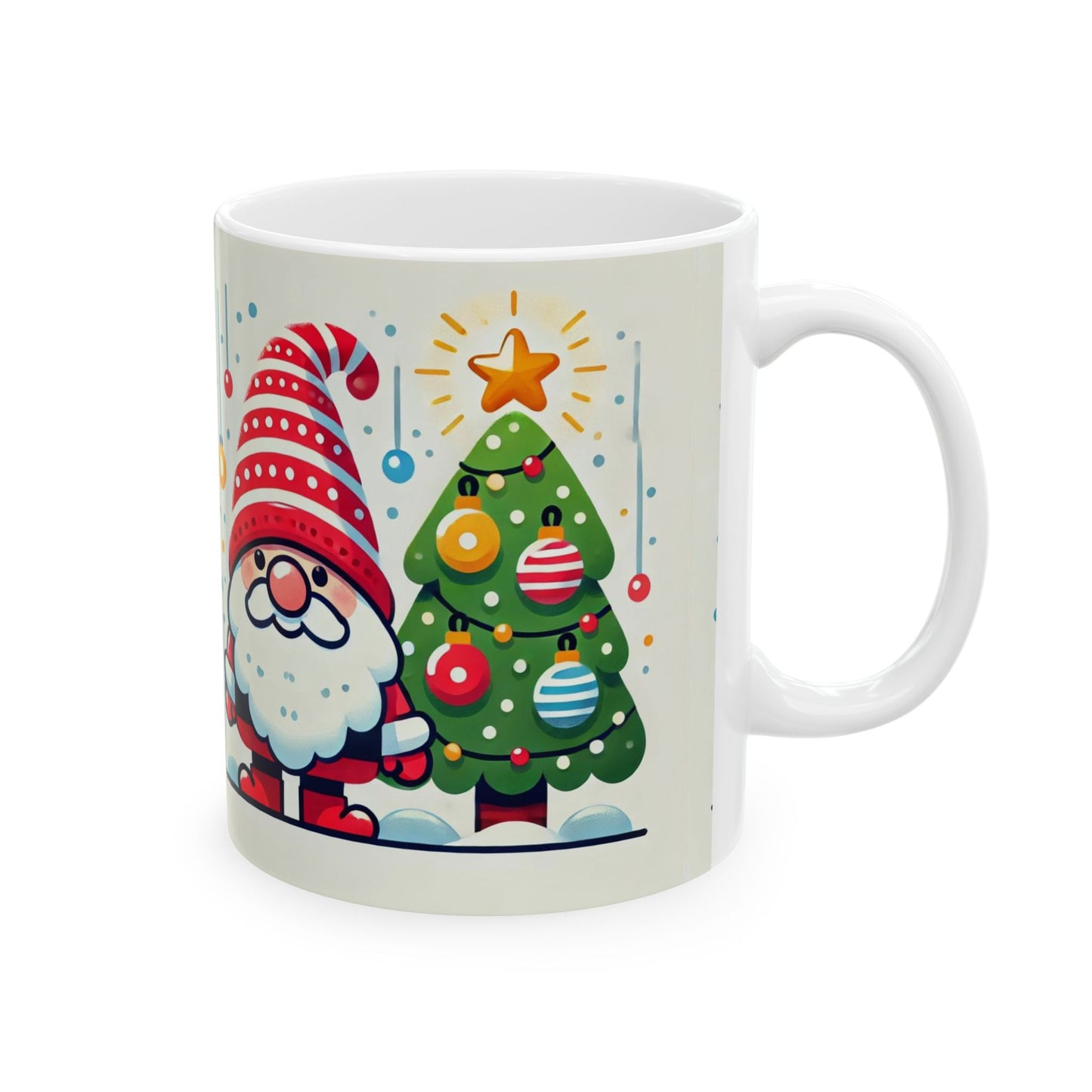 Mug Christmas Gnome Ceramic