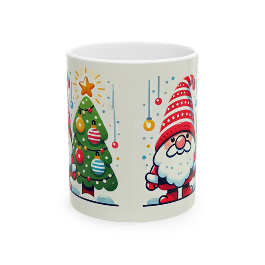 Mug Christmas Gnome Ceramic