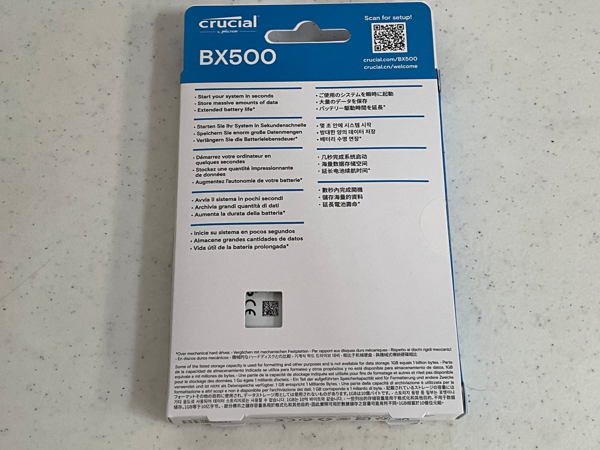 CRUCIAL BX500 4TB SATA SSD