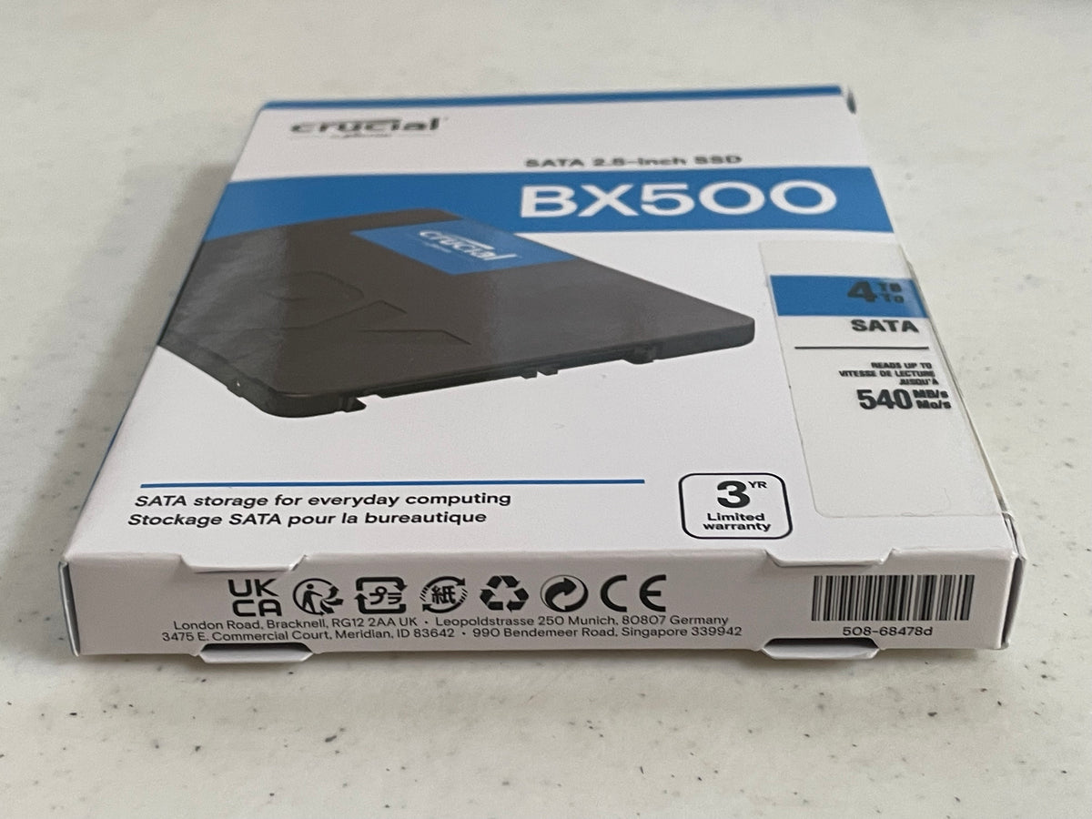 CRUCIAL BX500 4TB SATA SSD