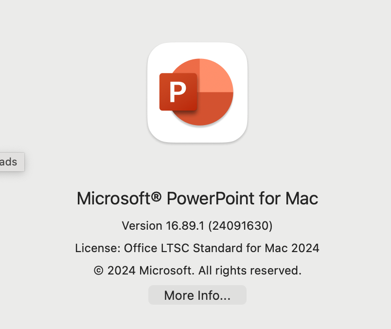 Microsoft Office 2024 for MacOS OSX Mac